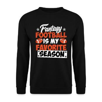 Saison de football Fantasy - Sweat-shirt Unisexe - noir - Devant - Alina (178cm) & Michal (187cm)