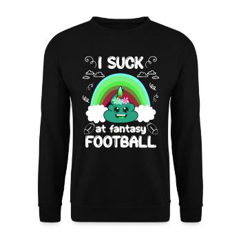 Mauvais joueur de football Fantasy - Sweat-shirt Unisexe - noir - Devant - Alina (178cm) & Michal (187cm)