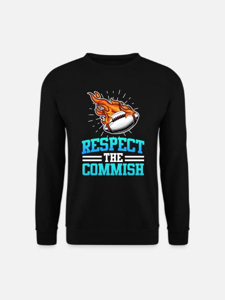 Respectez le commissaire Commish - Sweat-shirt Unisexe - noir