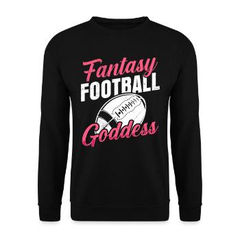 Fantasy Football Goddess Women Fantasy Football - Sweat-shirt Unisexe - noir - Devant - Alina (178cm) & Michal (187cm)