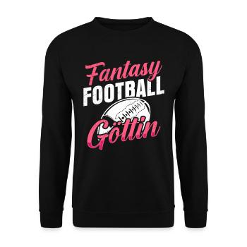 Fantasy Football Goddess Women Fantasy Football - Sweat-shirt Unisexe - noir - Devant - Alina (178cm) & Michal (187cm)