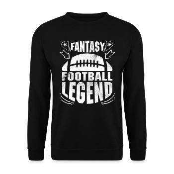 Légende du football Fantasy - Sweat-shirt Unisexe - noir - Devant - Alina (178cm) & Michal (187cm)