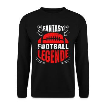 Légende du football Fantasy - Sweat-shirt Unisexe - noir - Devant - Alina (178cm) & Michal (187cm)