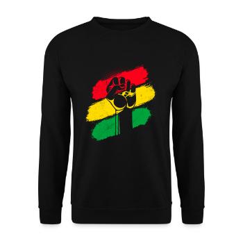 Mois de l’histoire des Noirs Histoire des États-Unis Afrique - Sweat-shirt Unisexe - noir - Devant - Alina (178cm) & Michal (187cm)