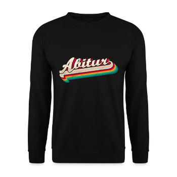 Abi 2023 Abitur Abiturient - Unisex Pullover - Schwarz - Vorne - Alina (178cm) & Michal (187cm)