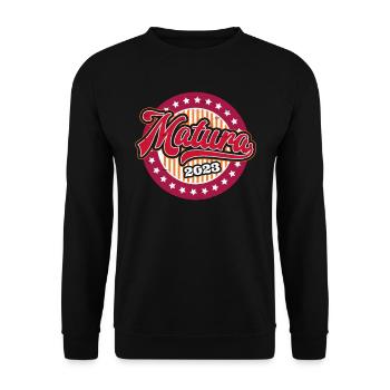Matura graduation 2023 Matura - Unisex Sweatshirt - black - Front - Alina (178cm) & Michal (187cm)