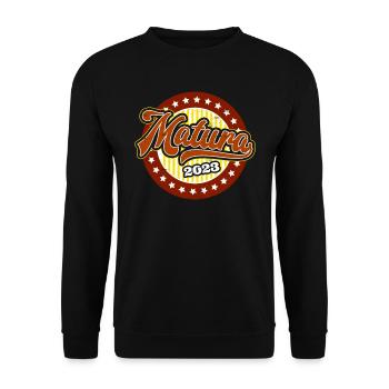 Matura graduation 2023 Matura - Unisex Sweatshirt - black - Front - Alina (178cm) & Michal (187cm)