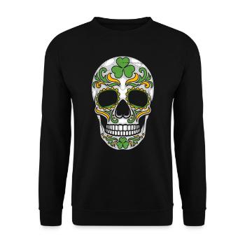 Irlande Saint-Patrick Irlandais - Sweat-shirt Unisexe - noir - Devant - Alina (178cm) & Michal (187cm)