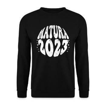 Matura 2023 Level complete Matura - Unisex Pullover - Schwarz - Vorne - Alina (178cm) & Michal (187cm)