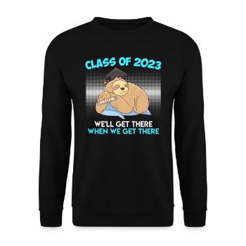 Matura 2023 class of 2023 - Unisex Sweatshirt - black - Front - Alina (178cm) & Michal (187cm)