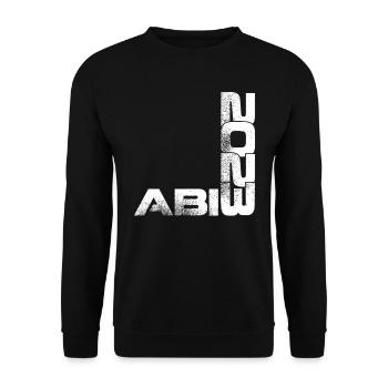 Abi 2023 Abitur Abiturienten - Unisex Pullover - Schwarz - Vorne - Alina (178cm) & Michal (187cm)