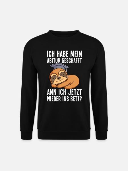 Abitur 2023 geschafft kann ich jetzt ins Bett Abi - Unisex Pullover - Schwarz