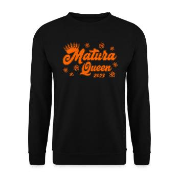 Matura Queen 2023 Maturité - Sweat-shirt Unisexe - noir - Devant - Alina (178cm) & Michal (187cm)