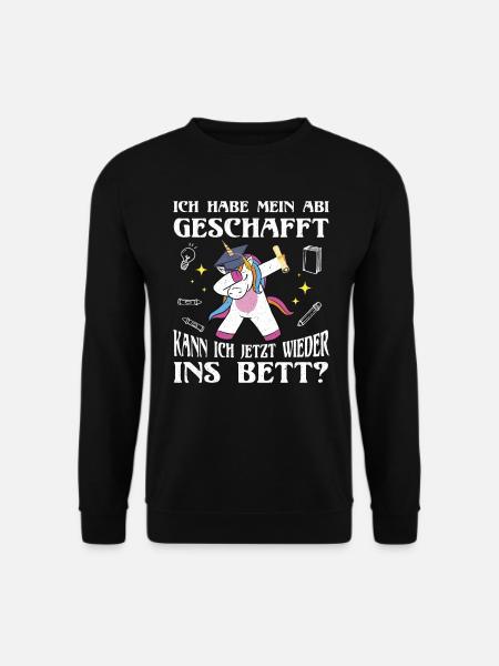Abitur 20023 geschafft Abi 2023 Abschluss - Unisex Pullover - Schwarz