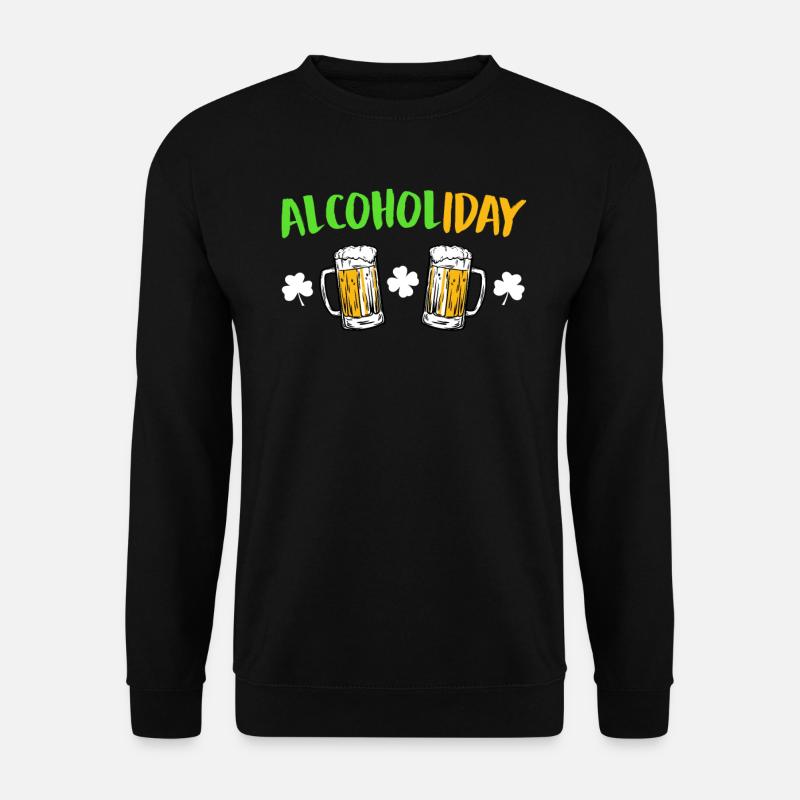 Alcoholiday St. Patricks Day - Unisex Pullover - Schwarz