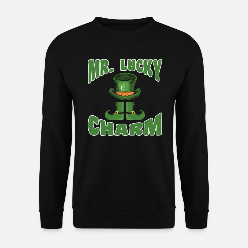 Mr Lucky Charm Glücksbringer Saint-Patrick - Sweat-shirt Unisexe - noir
