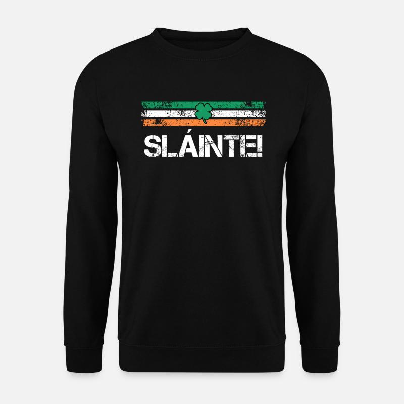 Slainte Irland Trinkspruch - Unisex Pullover - Schwarz
