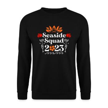 Seaside Squad 2023 Vacances d’été Vacances de printemps - Sweat-shirt Unisexe - noir - Devant - Alina (178cm) & Michal (187cm)