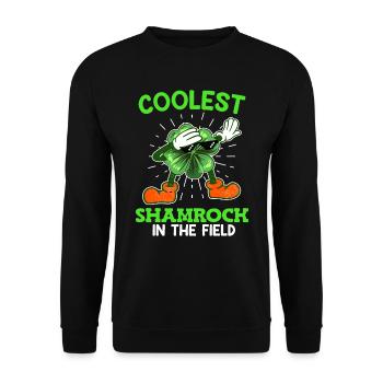 Le trèfle le plus cool de la Saint-Patrick - Sweat-shirt Unisexe - noir - Devant - Alina (178cm) & Michal (187cm)