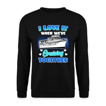 Croisière ensemble Croisière vacances de printemps - Sweat-shirt Unisexe - noir - Devant - Alina (178cm) & Michal (187cm)