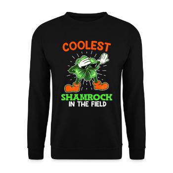 Le trèfle le plus cool de la Saint-Patrick - Sweat-shirt Unisexe - noir - Devant - Alina (178cm) & Michal (187cm)