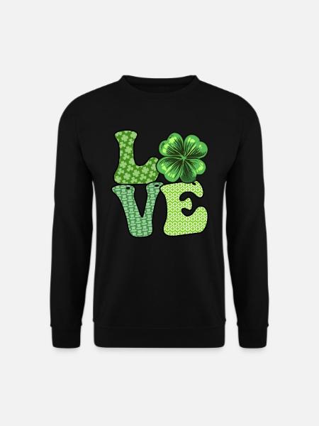 Les Irlandais adorent la Saint-Patrick - Sweat-shirt Unisexe - noir