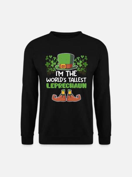 Weltgrößter Leprechaun St. Patrick’s Day - Unisex Pullover - Schwarz