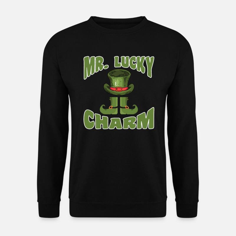 Mr Lucky Charm Glücksbringer Saint-Patrick - Sweat-shirt Unisexe - noir