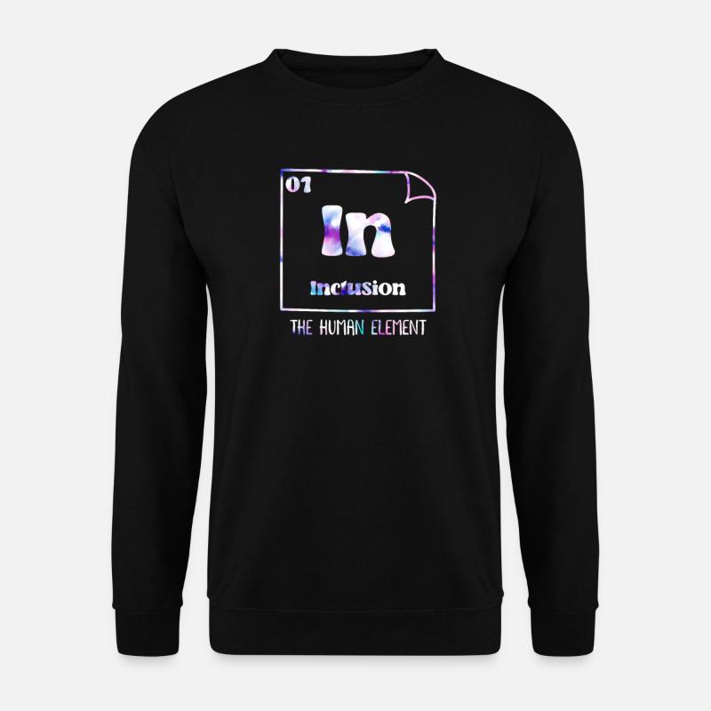 Inclusion Acceptation et handicap solidaire - Sweat-shirt Unisexe - noir