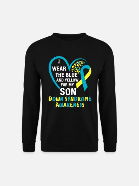Down Syndrom Mom and Dad autistisches Kind - Unisex Pullover - Schwarz