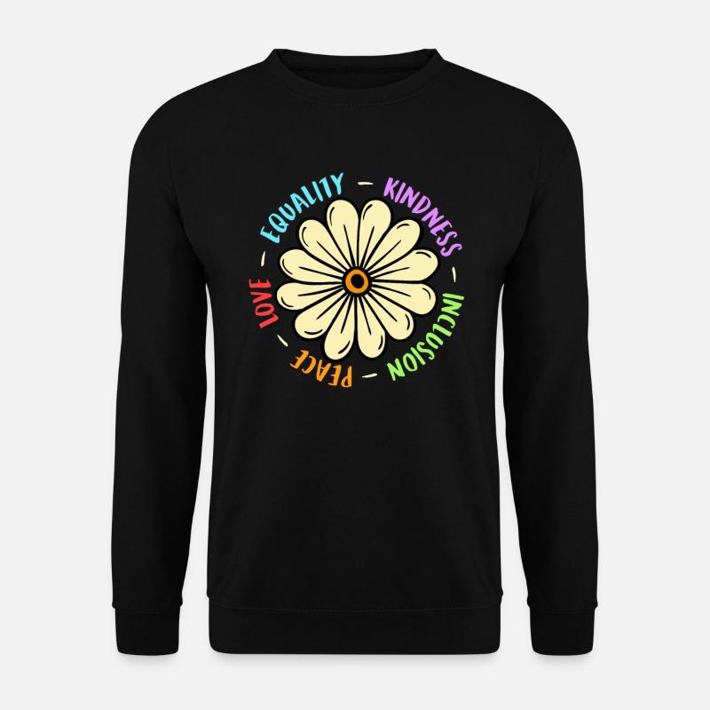 Inklusion handicap Akzeptanz und Awareness - Unisex Pullover - Schwarz