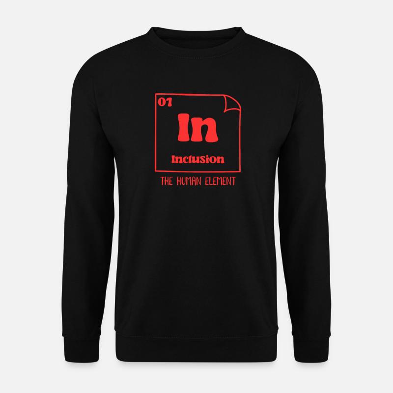 Inclusion, acceptance and solidarity handicap - Unisex Sweatshirt - black
