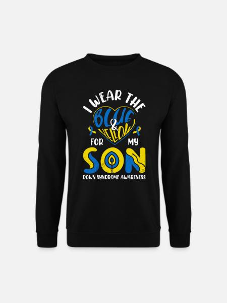 Down Syndrom Awareness Mutter und Vater - Unisex Pullover - Schwarz