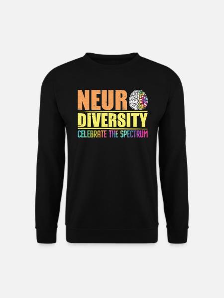 Neurodiversität Autismus Spektrum - Unisex Pullover - Schwarz