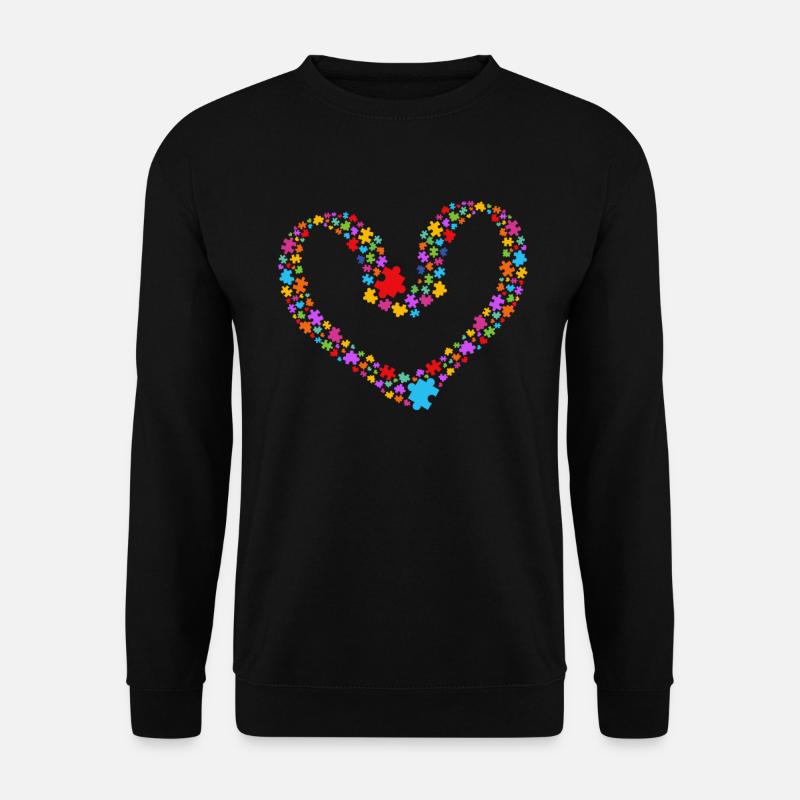 Autismus Neurodiversity Freundlichkeit - Unisex Pullover - Schwarz