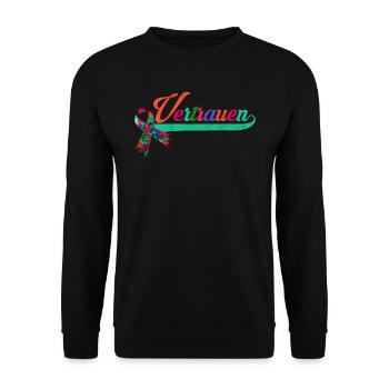 Autistic Awareness Neurodiversity Autism - Unisex Sweatshirt - black - Front - Alina (178cm) & Michal (187cm)