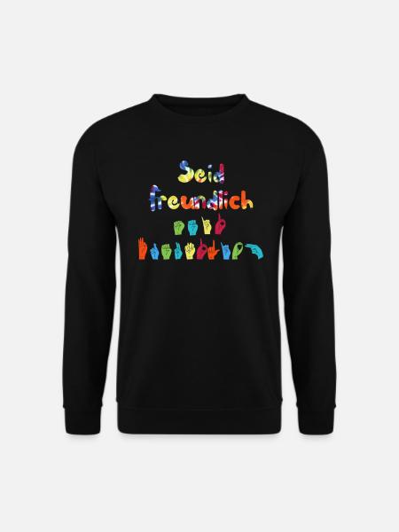 Mentale Gesundheit Be kind to your mind - Unisex Pullover - Schwarz