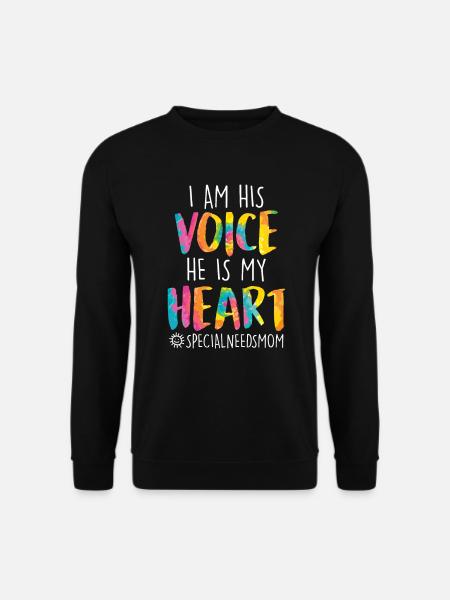 Inklusion Akzeptanz Mutter von benachteiligtem - Unisex Pullover - Schwarz