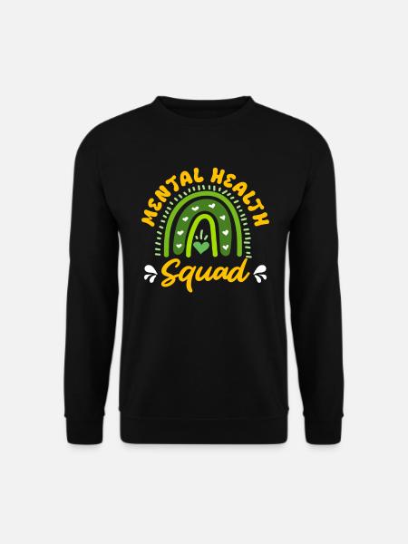 Mentale Gesundheit Mental Health Squad - Unisex Pullover - Schwarz