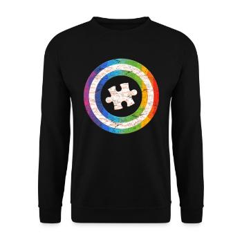 Autism Diversity Autistic Consciousness - Unisex Sweatshirt - black - Front - Alina (178cm) & Michal (187cm)