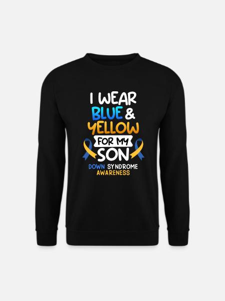 Down Syndrom Vater und Mutter mit Kind - Unisex Pullover - Schwarz
