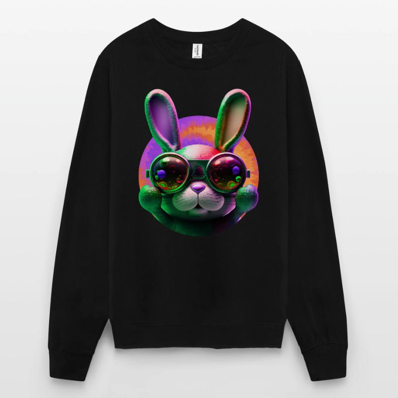 Easter Bunny Face Easter Bunny Rabbit Easter Unisex Sweatshirt
