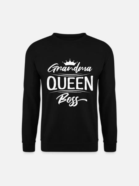 Grandma Boss Oma Chefin Großmutter Muttertag - Unisex Pullover - Schwarz