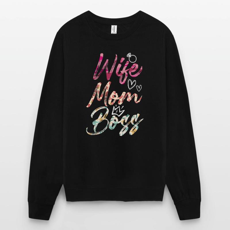 Ehefrau Mama Chefin Muttertag Supervisor Unisex Pullover