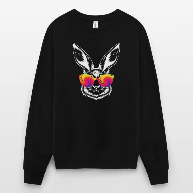 Easter Bunny Face Easter Bunny Rabbit Easter Unisex Sweatshirt