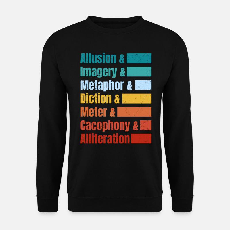 Book lovers Bookworms Books Reading enthusiasts - Unisex Sweatshirt - black