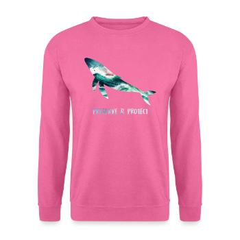 Rettet die Wale Artenschutz und Tierschutz - Unisex Pullover - Pink - Vorne