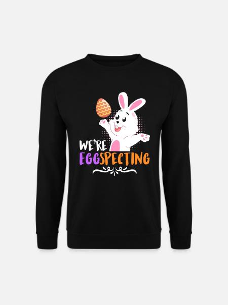 Egg-Specting Osterhasen Ostereier Ostern - Unisex Pullover - Schwarz