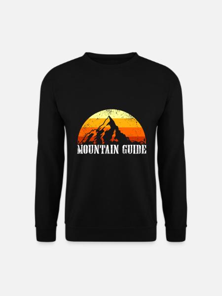 Guides de montagne, randonneurs et alpinistes - Sweat-shirt Unisexe - noir