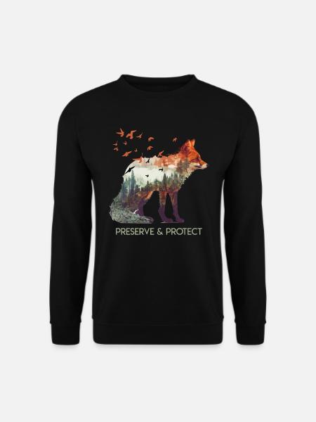 Protection de l’environnement Protection des espèces Sauvez la Terre - Sweat-shirt Unisexe - noir